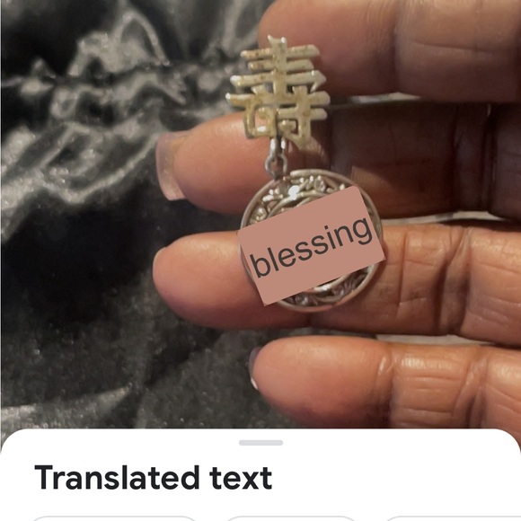 Beautiful vintage Asian earrings for non-pierced ears. 925 sterling silver - Picture 5 of 6